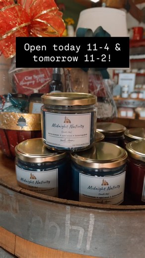 We’ve restocked Riverwalk Lights, Midnight Nativity, and Gingerbread Rodeo by the counter! You’re going to love them all — come pick your favorite!  1410 E Walker St. Breckenridge, TX 76424 | Rustic Charm Candles | Facebook
