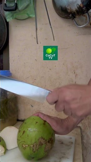 Cocut the noon fresh #asmr #satisfying