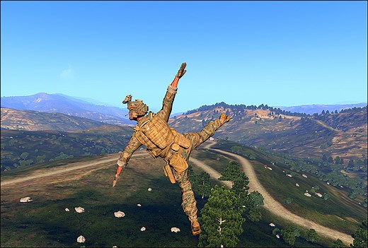 Improved Ragdoll Physics addon - ARMA 3