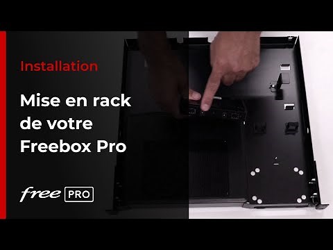 Comment installer ma Freebox Pro dans un rack 1U ?