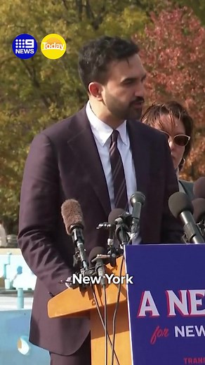 11K views · 168 reactions | New York City's newly elected mayor, Zohran Mamdani, has vowed to work hard to change New Yorkers' lives. #9News | 9 News Gold Coast | Facebook