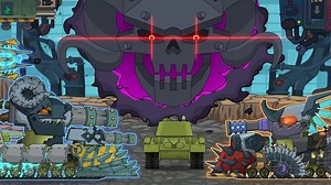 坦克动画，T34/85误入科技恶魔基地探险，看到科技恶魔首领_哔哩哔哩_bilibili