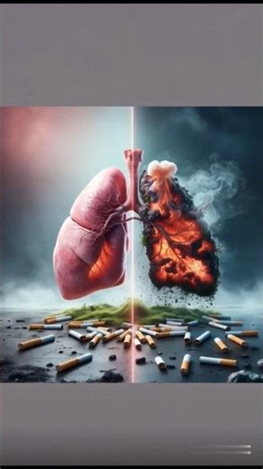 One Cigarette, Multiple Organs Damaged | Heart, Stomach & Intestines #education #shorts #science