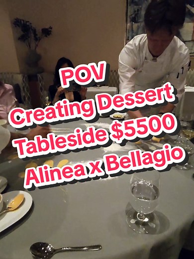 Alinea x Bellagio Dessert Tableside Experience