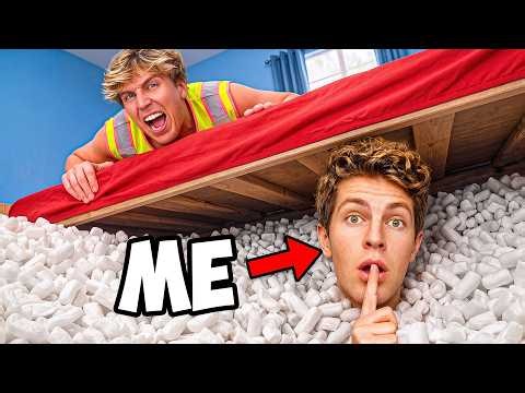 EXTREME Packing Peanuts Hide and Seek!