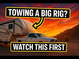 Fifth Wheel Toy Hauler Towing Tips (RV Towing Tips)