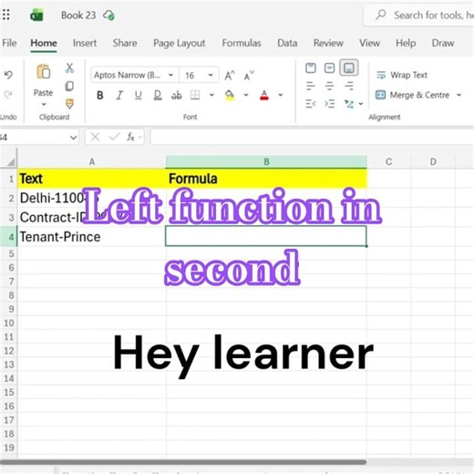 Excel LEFT() function in 10 seconds! ⚡
