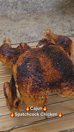 Cajun Spatchcock Chicken