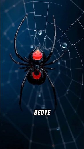 Giftig & faszinierend: Die Schwarze Witwe 🕷️