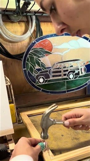 Create a loom for weaving! ￼🧶