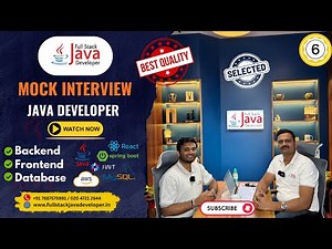 Full Stack Java Developer Interview | Lead Engineer | Banking Domain | By Mr. Kiran Jadhav