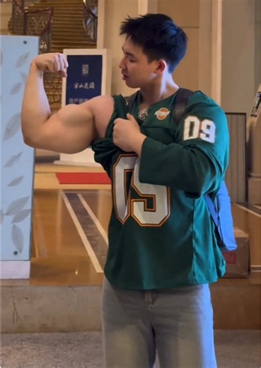 Chinese Man Dancing at the Garden: A Style Showcase