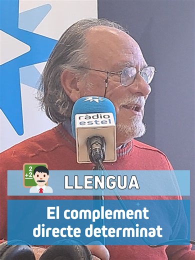 🔡 EL COMPLEMENT DIRECTE DETERMINAT ✅ El mestre Virgili explica com identificar-lo passant la frase a passiva i com substituir-lo pels pronoms febles el, la, els i les. ▶️ Recupera el programa a l'enllaç de la biografia. #complement #directe #català #llenguacatalana #pronoms