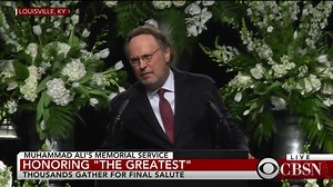 Why Billy Crystal and Muhammad Ali could not contain their laughter at Howard Cosell's funeral: http://cbsn.ws/21vPMY2 | CBSN