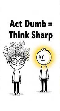 Acting Dumb Makes You Smarter | Mindset for Success
