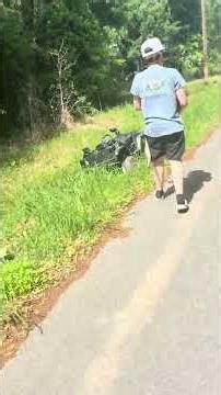 Destroying power wheels jeep
