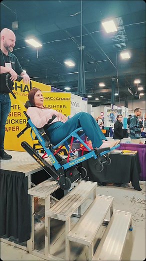 Power Mobile Stair Climber Lift for Easy Patient Transport | Evac Chair