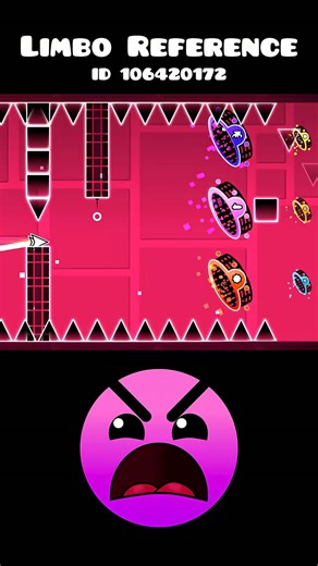 Limbo reference is insane #geometrydash #shorts #gd