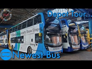 How I ended up on Manchester's NEWEST BUS! | Stagecoach Stockport Depot Tour Video...Most Relaxing!