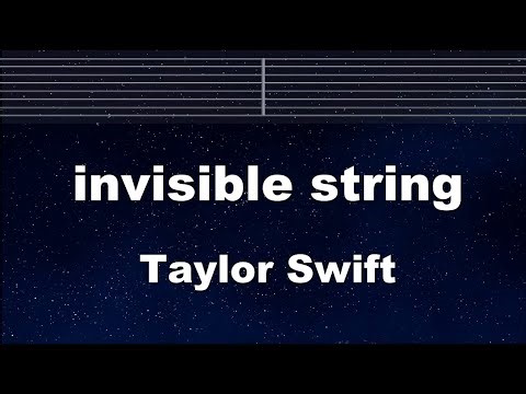 Practice Karaoke♬ invisible string - Taylor Swift 【With Guide Melody】 Instrumental, Lyric, BGM
