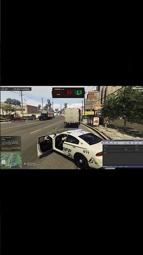 Under fire in the New Charger!! #lspdfr #gta