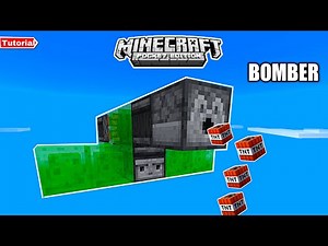 How To Build A Bomber Plane💣 In Minecraft (Tutorial)