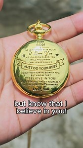 Every second reminds your son that you believe in him. The perfect gift from Dad. ❤ Order now 👉 https://sugarsmiles.co/products/tomysonfromdad | Sugar Smiles