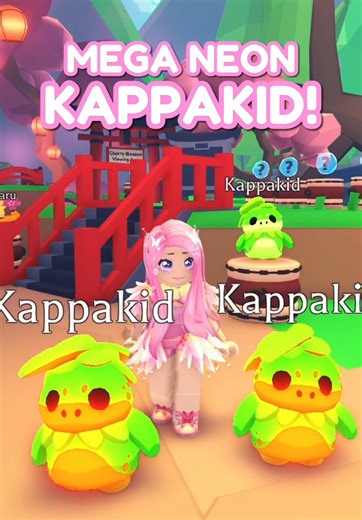 Create a Mega Neon Kappakid in Adopt Me!