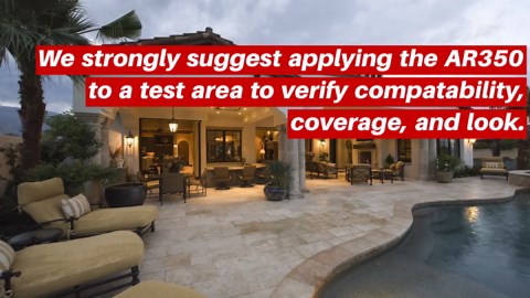 Armor AR350 Low Gloss Wet Look Concrete Sealer 5 Gallon - Professional Grade Color Enhancing Solvent Based Acrylic Sealer for Exterior Concrete and Pavers - 700 VOC