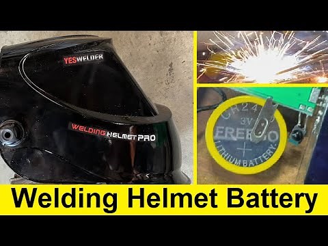 Welding Helmet Battery Replacement