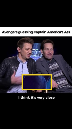 Avenger guessing Captain America's ass