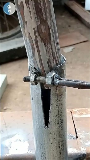 How To Connect Two Metal Pipes? Easy Method. #diyprojects #tools