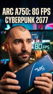 The RTX 3060 Killer? Intel Arc A750 Cyberpunk 2077 Performance! #pc #gamingpc #gaming