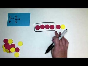SPIRAL Division of Fractions with Two-Color Counters