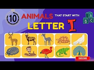 🐾 10 Incredible Animals That Start With I | Learn Animal Names for Kids!