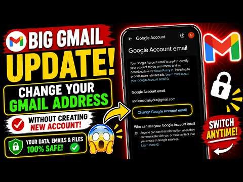 WOW! Gmail Finally Lets You Change Your Email Address!🔥
