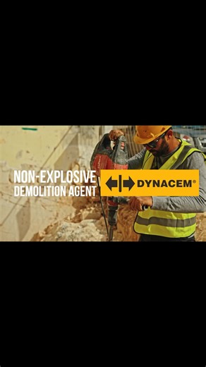 DYNACEM | non-explosive demolition solutions | discover how Dynacem enables controlled demolition: safely, silently, and without explosives. 💡 How it works: 1. drill holes in rock or... | Instagram