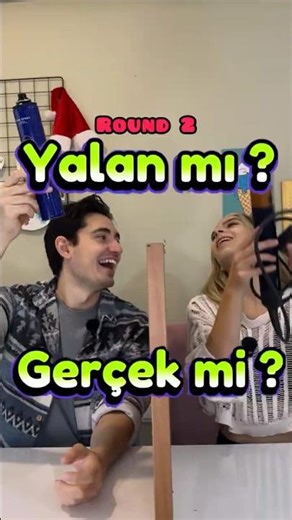 Yalan mı Gerçek mi? 😈 Sevgili Tahmin Oyunu | Dyson vs Saç Spreyi |Team Lara mı Team Kaan mı? #shorts