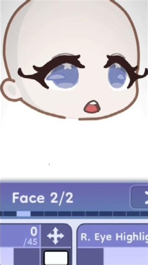 Easy cute face tutorial 🌼🍃| Yellow and green color palette!⭐️|★★★ Gacha tutorial ★★★|#sehar