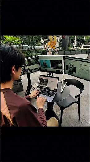 Ultimate 16” Triple Monitor Setup for Mac M1–M5 | Lepow Portable Workstation Review”# monitor