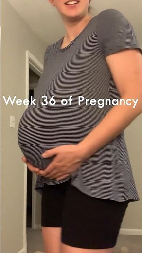 36 weeks pregnant symptoms #bellyprogression