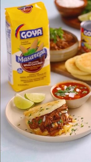 Beef Birria Arepas
