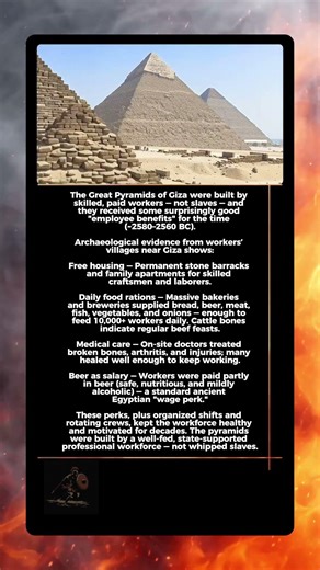 Pyramid Builders Got Free Housing, Food & Beer – The Real Ancient Egyptian Workforce Perks