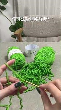Making cute arm warmers in vibrant colors 🍀 #PeachSpringKnitting #Handmade #Knitting