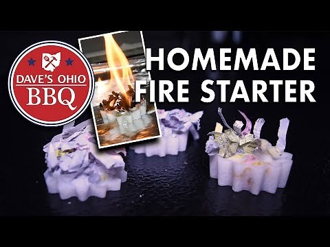 Homemade Fire Starters - Shredded Paper and Wax