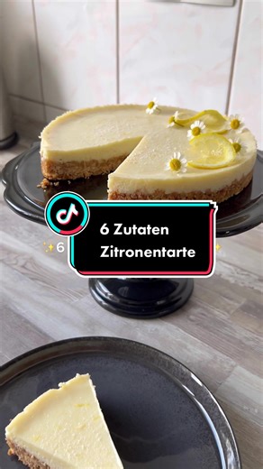 Zitronentarte mit cremiger Füllung