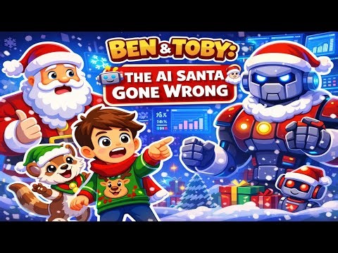 Ben & Toby | The AI Santa Gone Wrong 🤖🎅 | Funny Christmas Animation for Kids