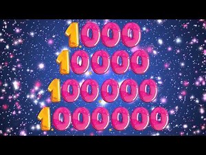 Numbers song 1 to 100 and to infinity | Learn To Count | Counting Numbers 1-100 | The big numbers