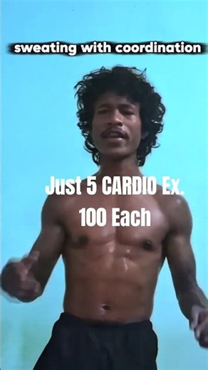 5 Exercise is Enough For Sweating #youtubeshorts #shorts #short #fitness #workout #cardio #sweat