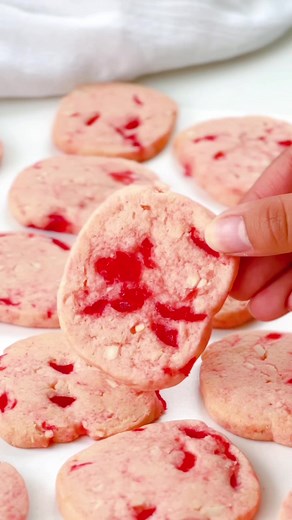 SOFT ICEBOX COOKIE RECIPE: https://iambaker.net/cherry-icebox-cookies/ | I am baker